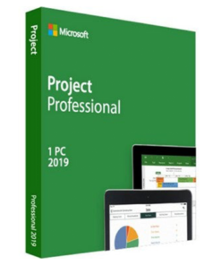Microsoft Project Professional 2019 ESD - Cartão Chave de Licença