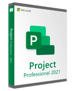 Microsoft Project Professional 2021 - Cartão Chave de Licença