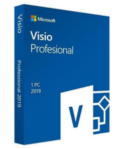 Microsoft Visio Professional 2019 - Cartão Chave de Licença