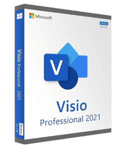 Microsoft Visio Professional 2021 - Cartão Chave de Licença